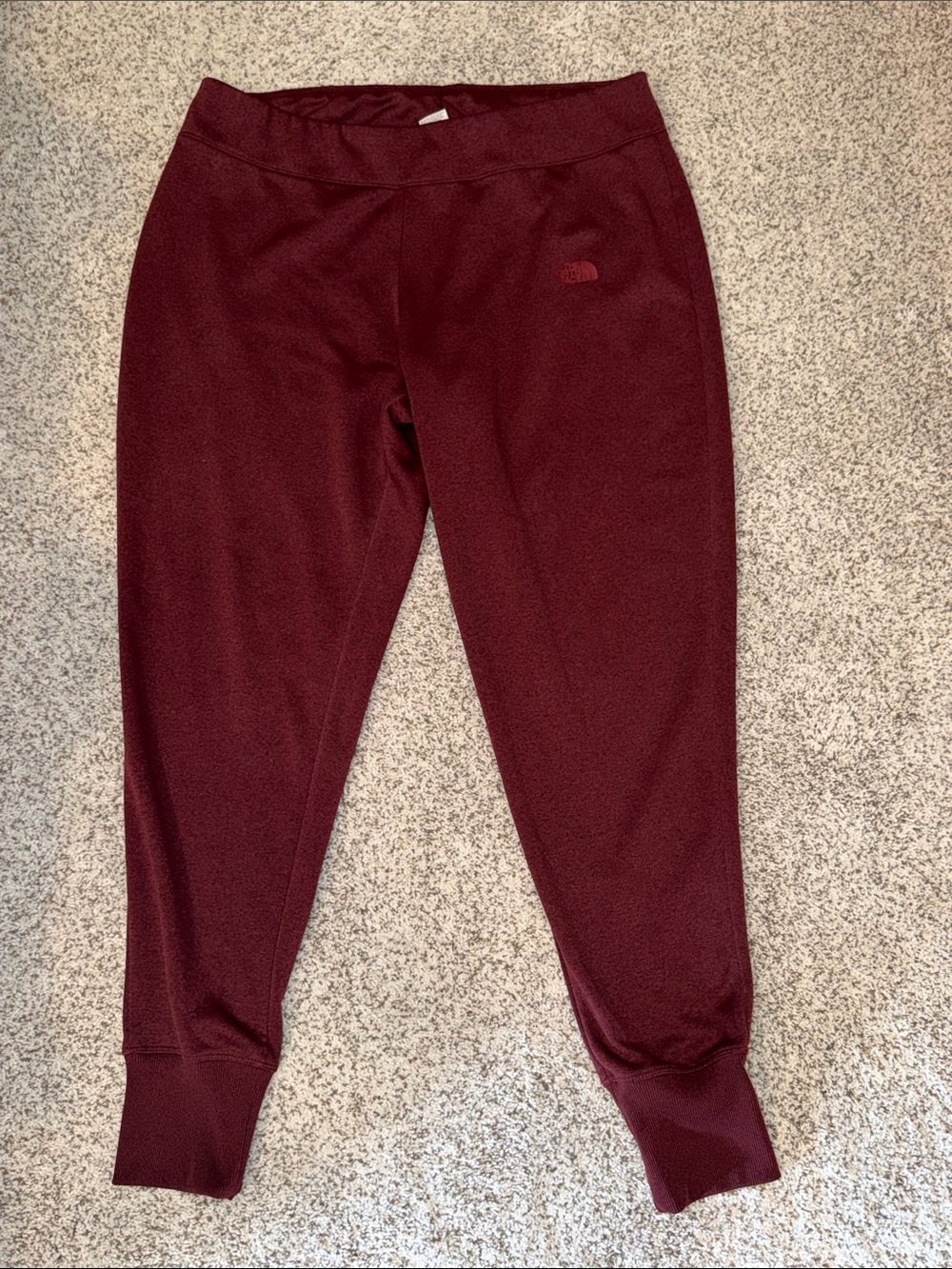The North Face Kids Maroon Fleece-Lined Joggers